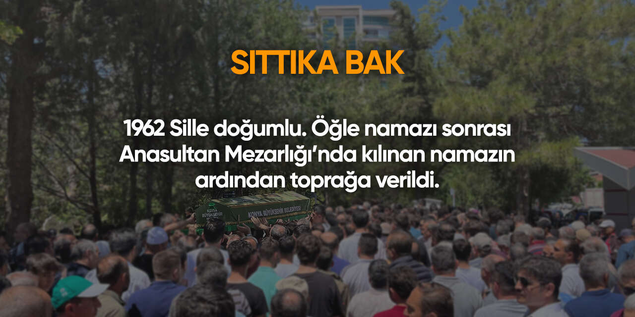 Konya'da bugün vefat edenler | 6 Haziran 2026 14